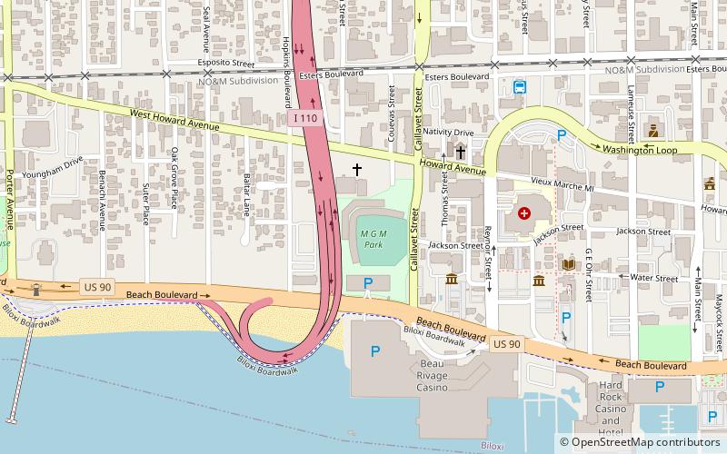 MGM Park location map