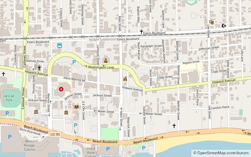 Biloxi City Hall location map