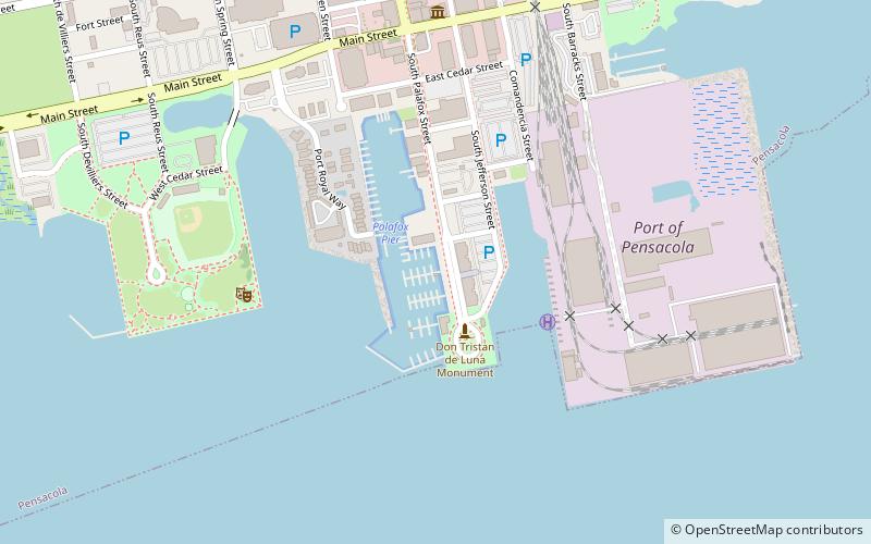 Lanier Sailing Academy Pensacola location map