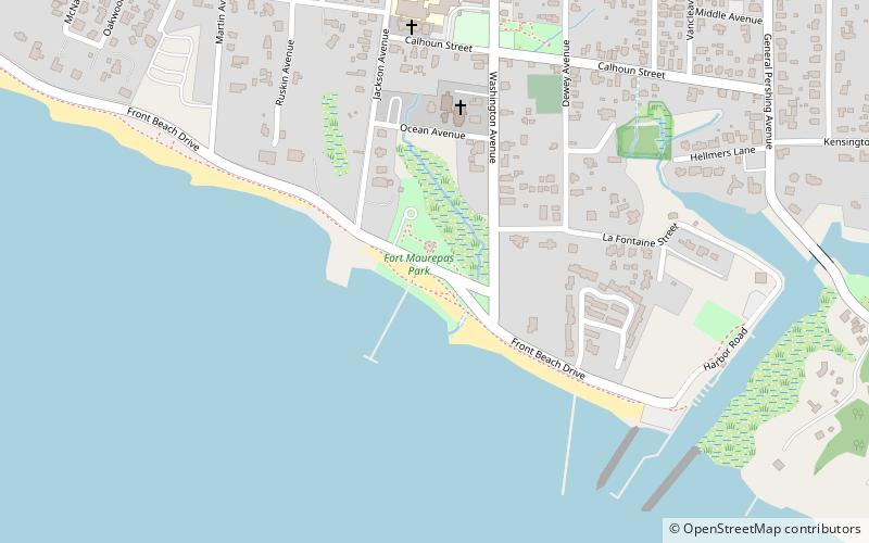Fort Maurepas location map