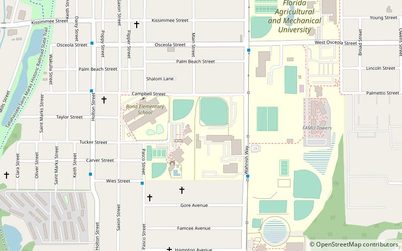 Moore–Kittles Field location map