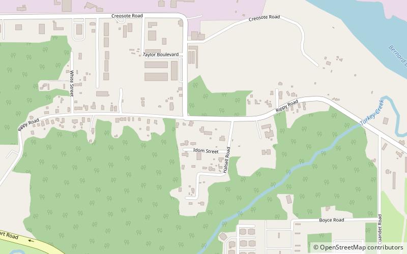 Turkey Creek Community Historic District location map