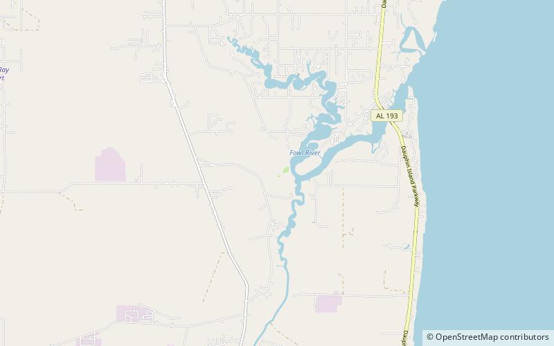 Casa y Jardines Bellingrath location map