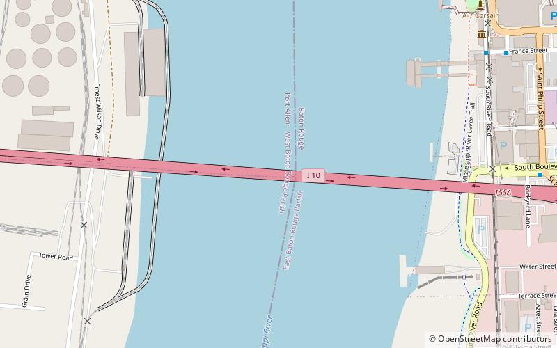 Horace Wilkinson Bridge location map