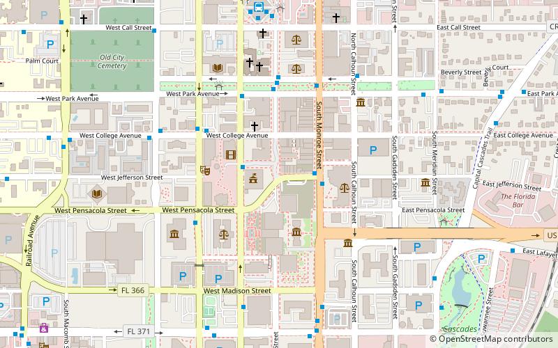 Gallie's Hall and Buildings location map