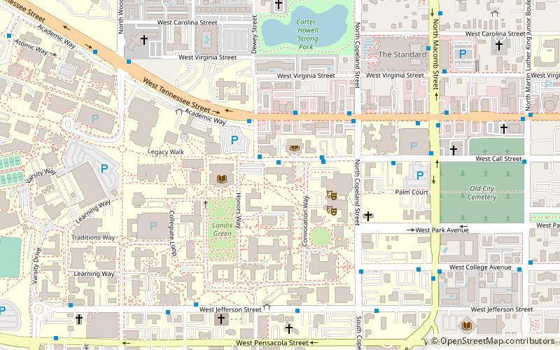 florida state university college of human sciences tallahassee location map