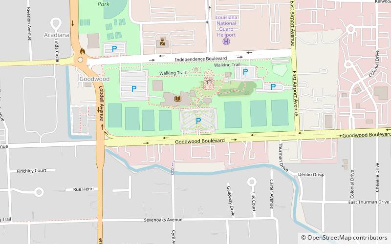 East Baton Rouge Parish Library location map