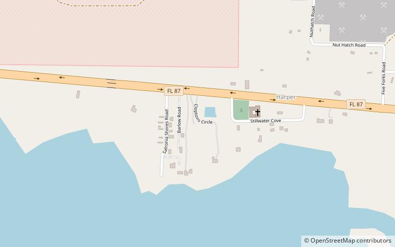 Emerald Coast Wildlife Refuge location map