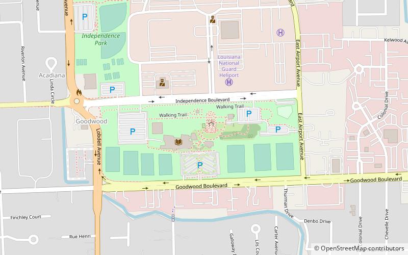 Independence Park Botanic Gardens location map