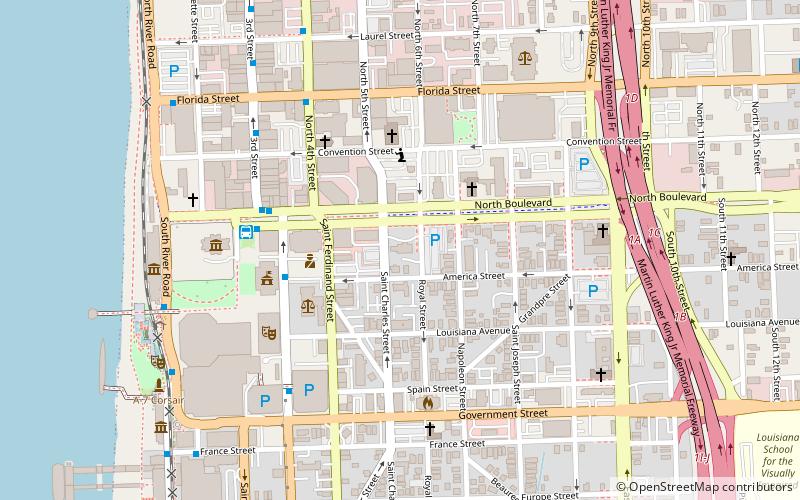 Old Governor's Mansion location map