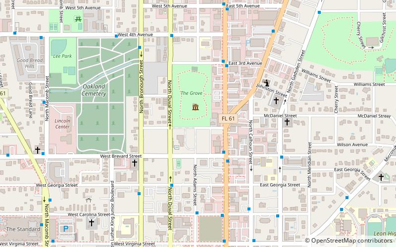 The Grove Plantation location map