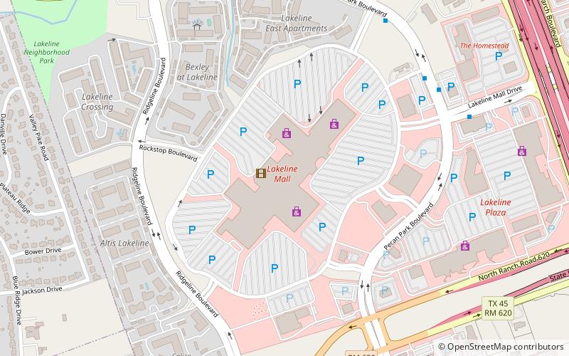 Lakeline Mall location map