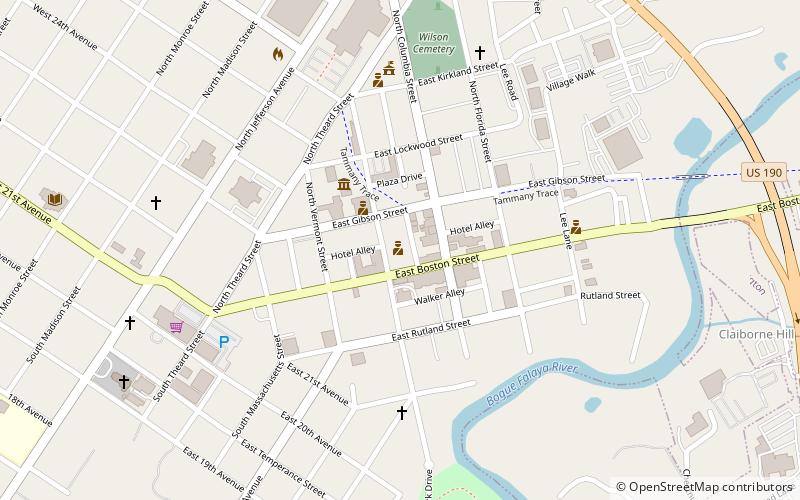 Tammany Trace location map