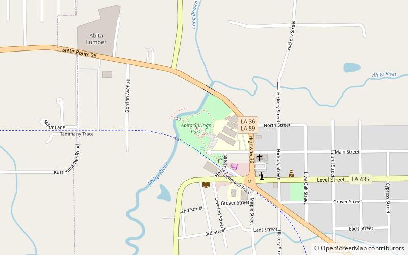 Abita Springs Pavilion location map