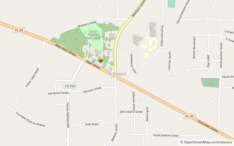 Freeport location map