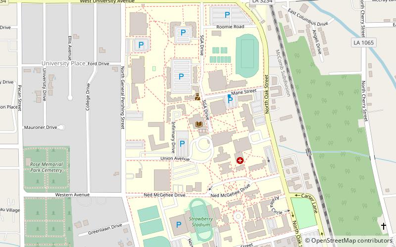 Sims Memorial Library at Southeastern location map