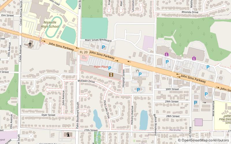 Niceville location map