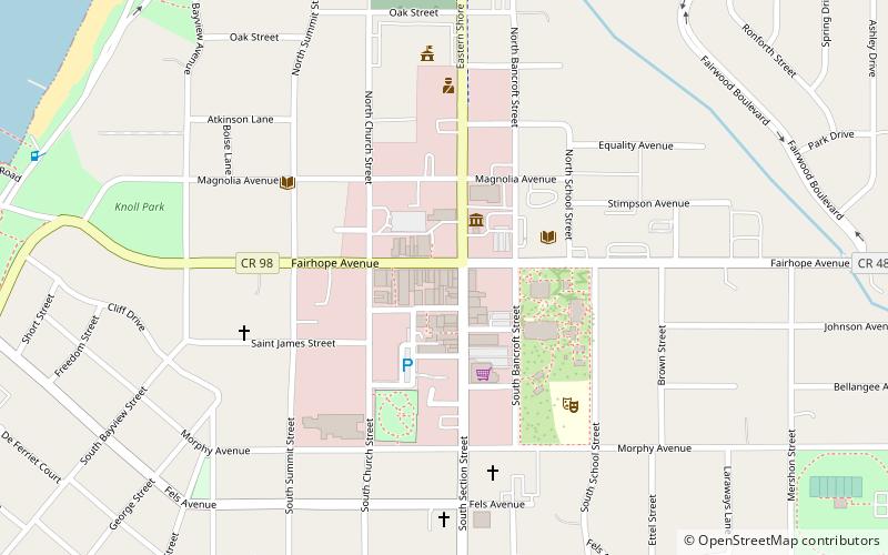 Bank of Fairhope location map