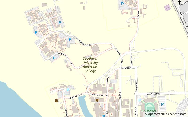 Southern University location map