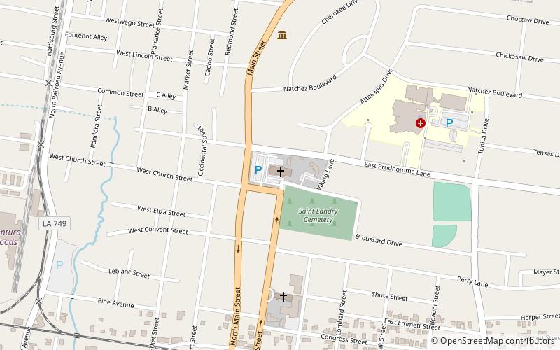 St. Landry Catholic Church location map