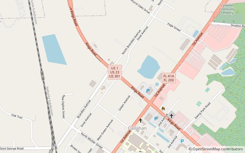 Callahan location map