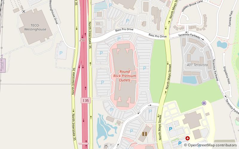 round rock premium outlets location map