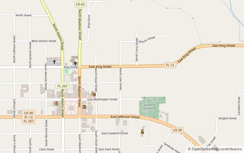 John Lee McFarlin House location map