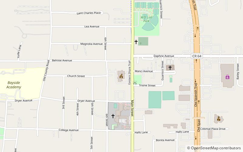 Daphne Art Center location map