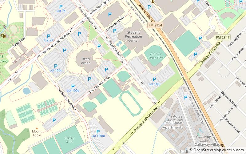 Aggie Softball Complex location map