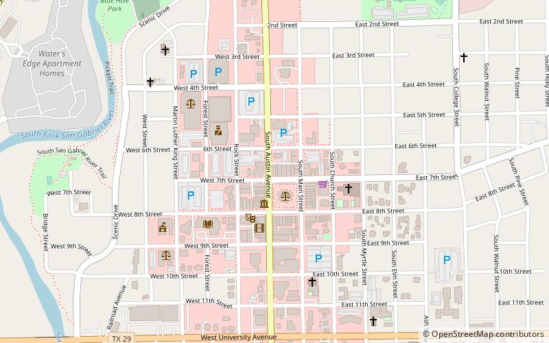 M.B. Lockett Building location map