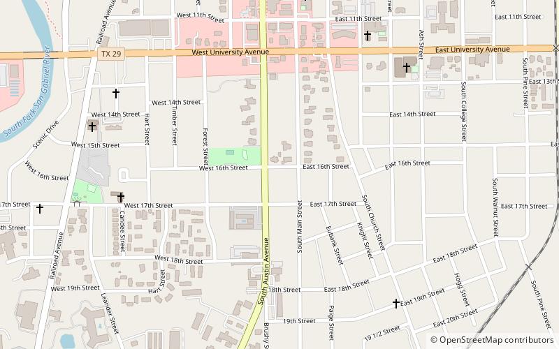 Belford Historic District location map