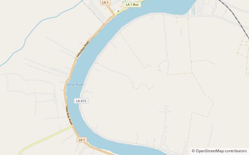 False River location map