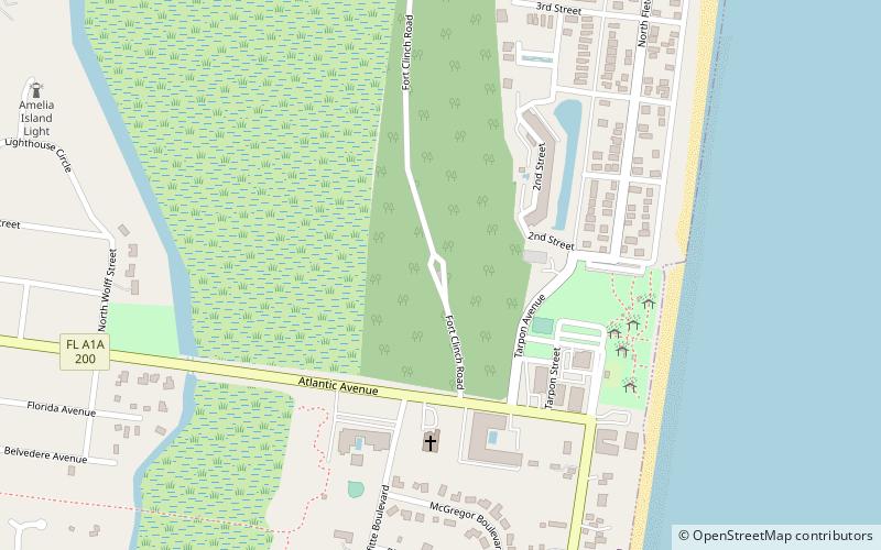 Fort Clinch State Park location map