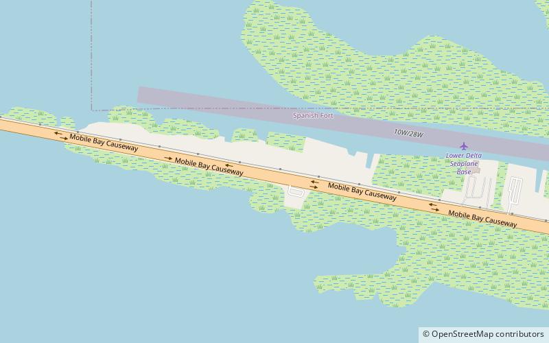 Battleship Parkway location map