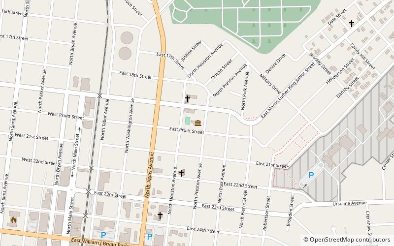 Brazos Valley African American Museum location map