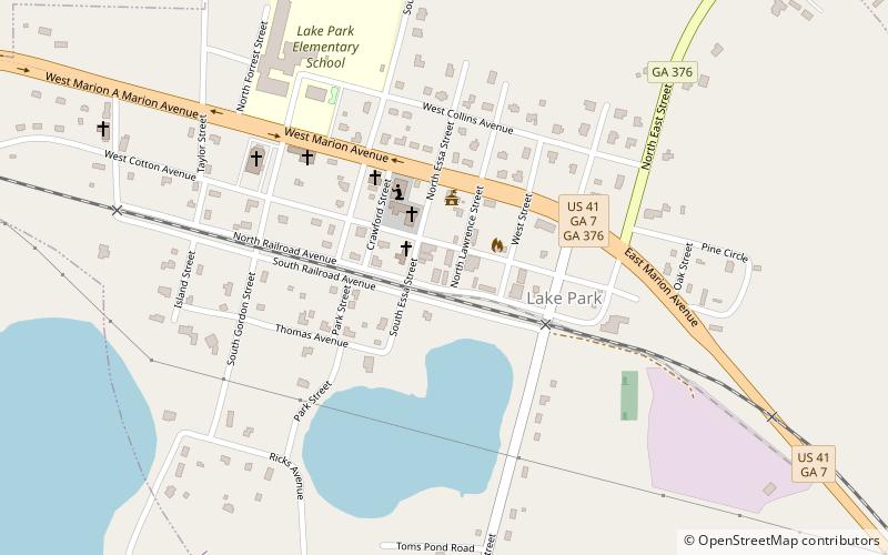 Ewell Brown General Store location map