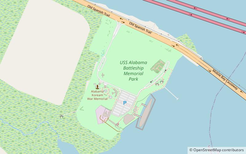 Battleship Memorial Park location map