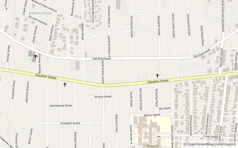 Greene–Marston House location map