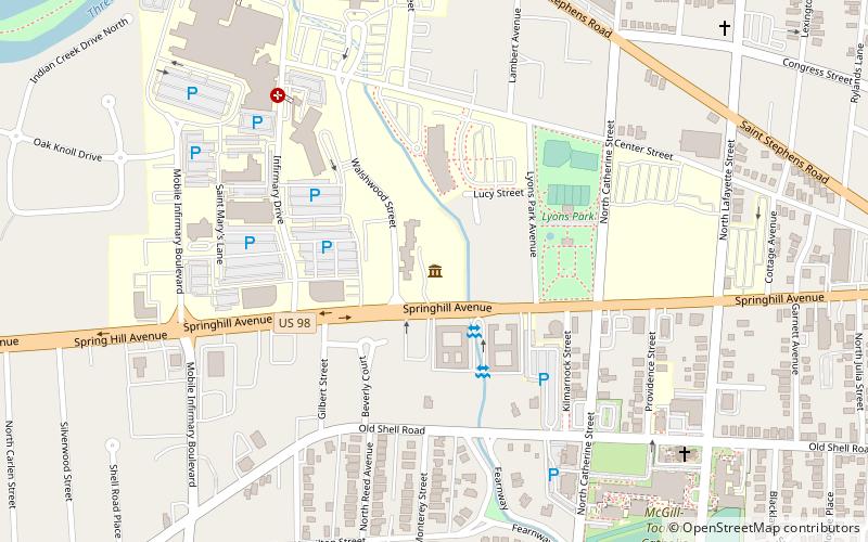 Mobile Medical Museum location map