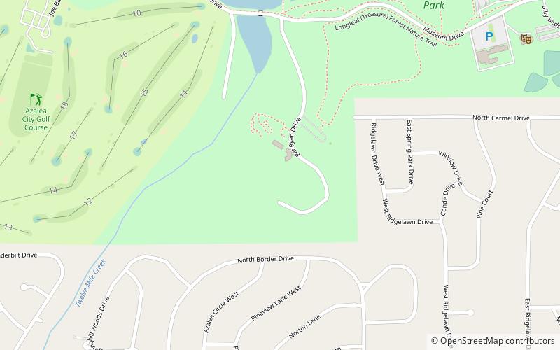 Mobile Botanical Gardens location map