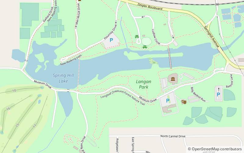 Langan Park location map
