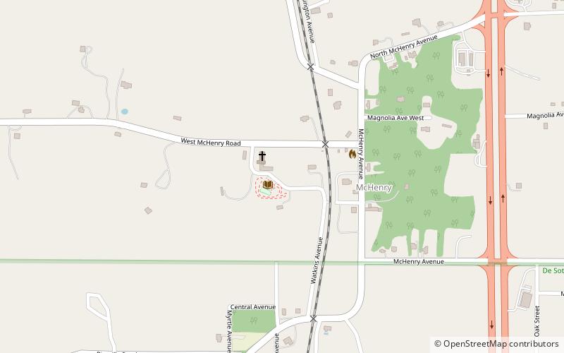 McHenry Public Library location map