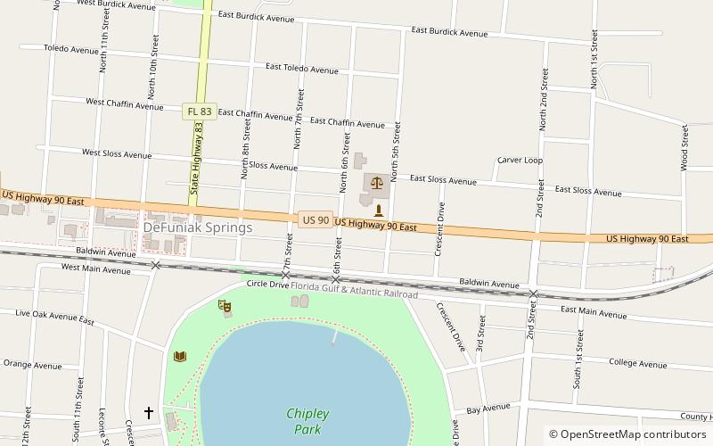 Walton County Courthouse location map