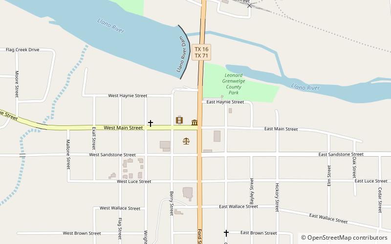 Llano Books location map