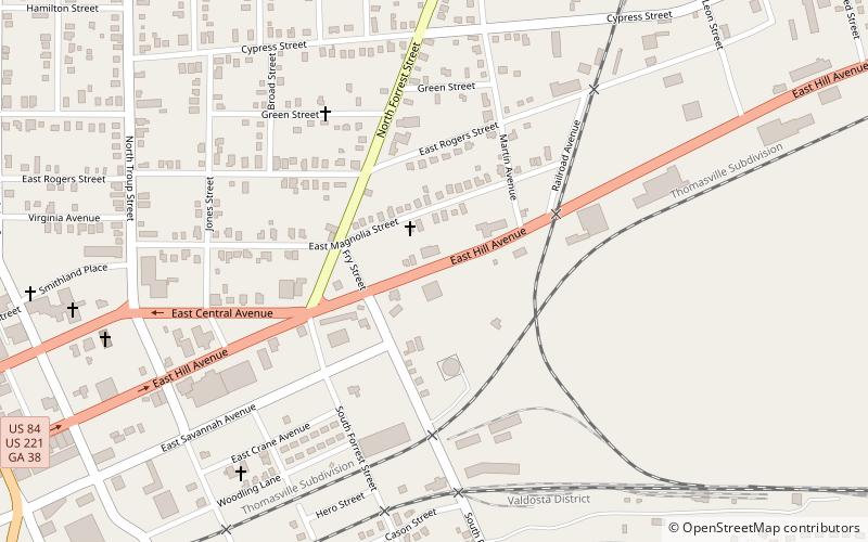 First Presbyterian Church location map