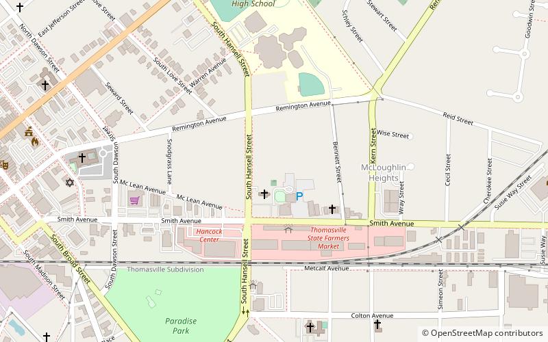 Augustine Hansell House location map