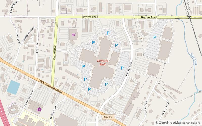 Valdosta Mall location map