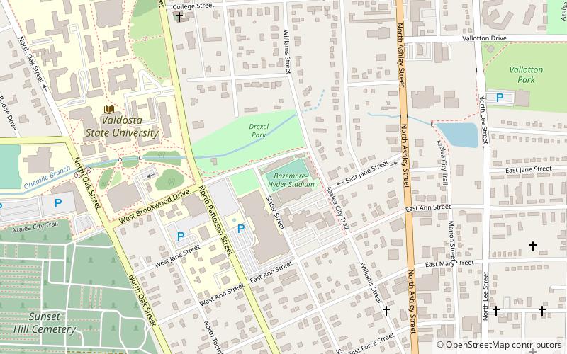 Bazemore–Hyder Stadium location map