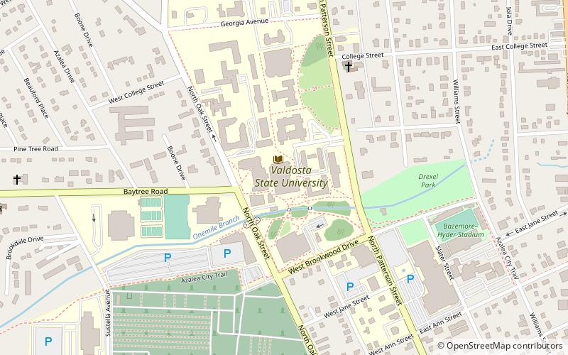 Odum Library location map