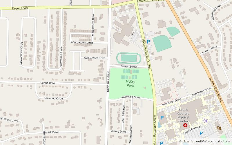 mckey park valdosta location map